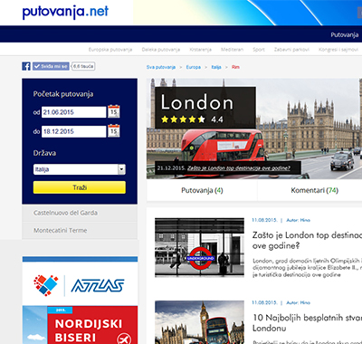 Putovanja.net — Travel platform